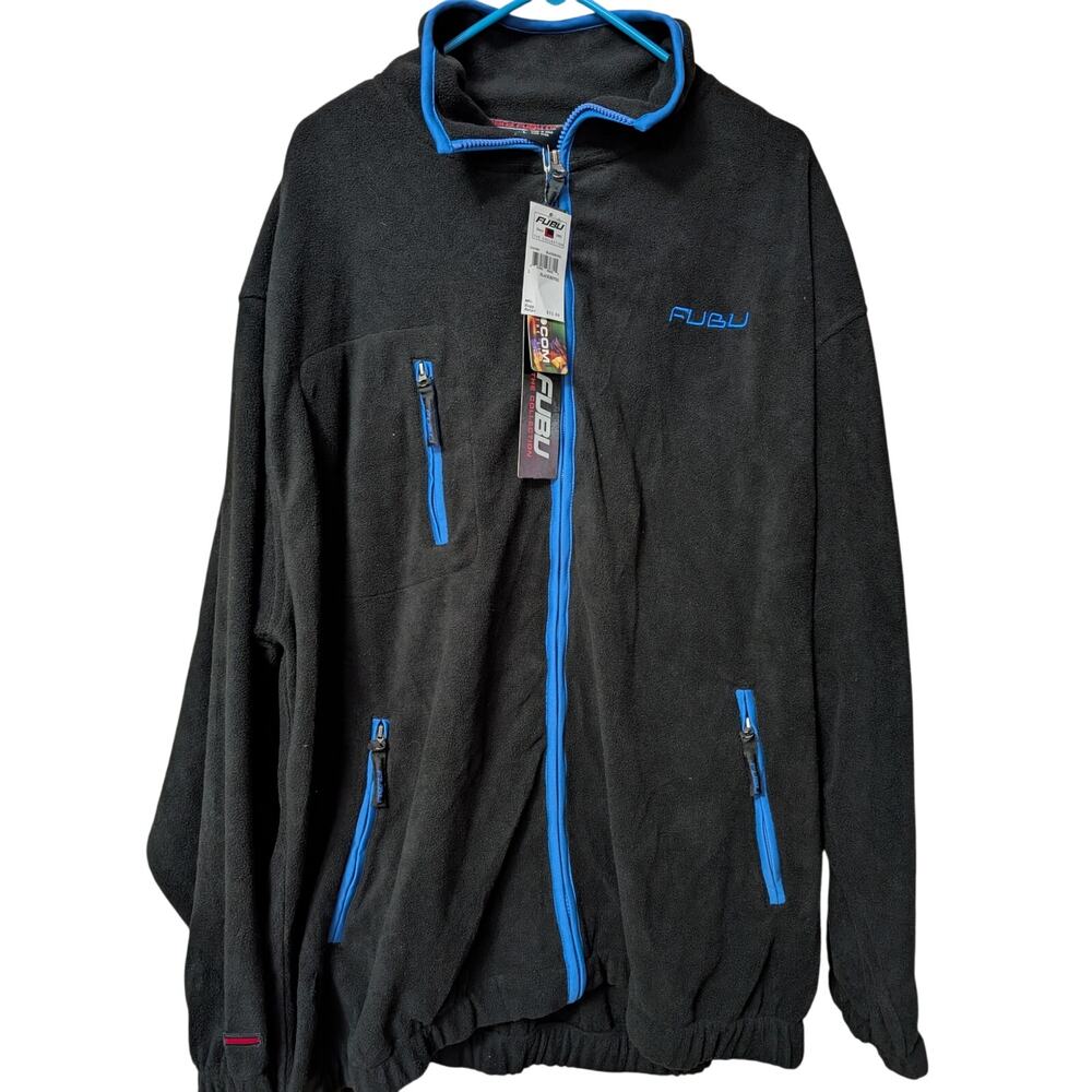 Vintage FUBU Size Large Full Zip Fleece New With Tags